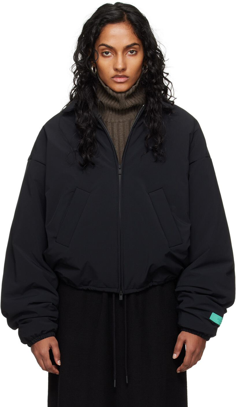 

Черный бомбер с наполнителем Fear Of God Essentials