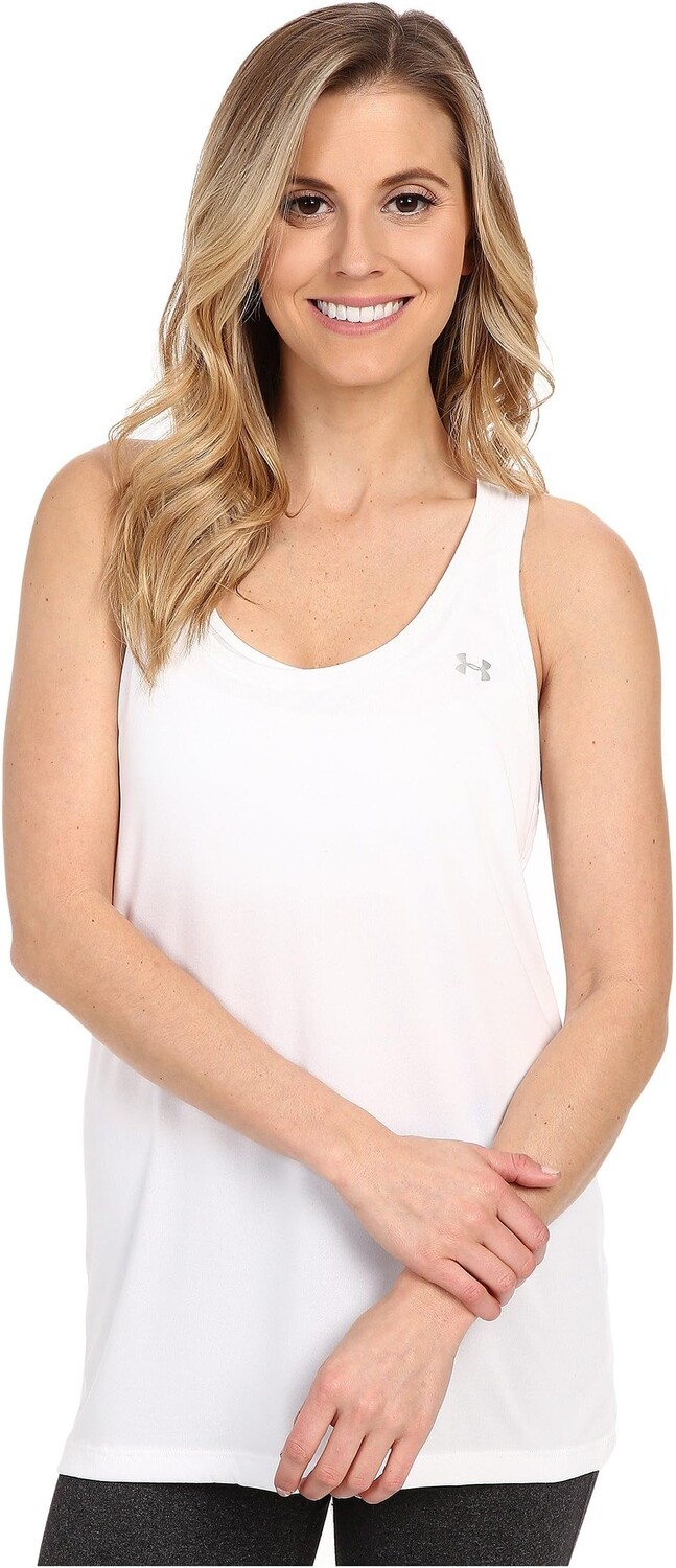 

Майка UA Tech Under Armour, цвет White/Metallic Silver