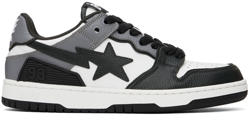 

Белые кроссовки SK8 STA #5 M1 Bape