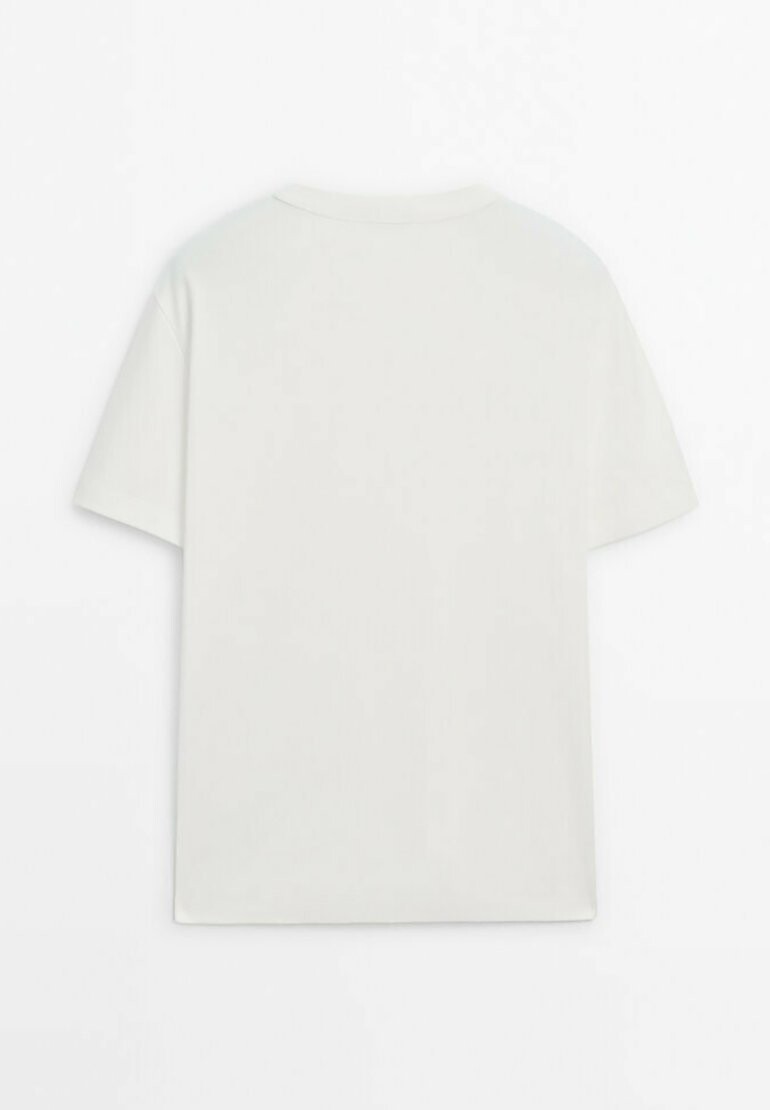 

Базовая футболка SHORT SLEEVE Massimo Dutti, белый