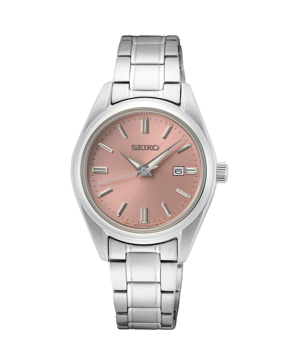 Женские часы Neo classic SUR529P1 со стальным и серебряным ремешком Seiko, серебро женские модные прозрачные часы с силиконовым ремешком разноцветные женские студенческие часы простые цифровые кварцевые часы со звездны