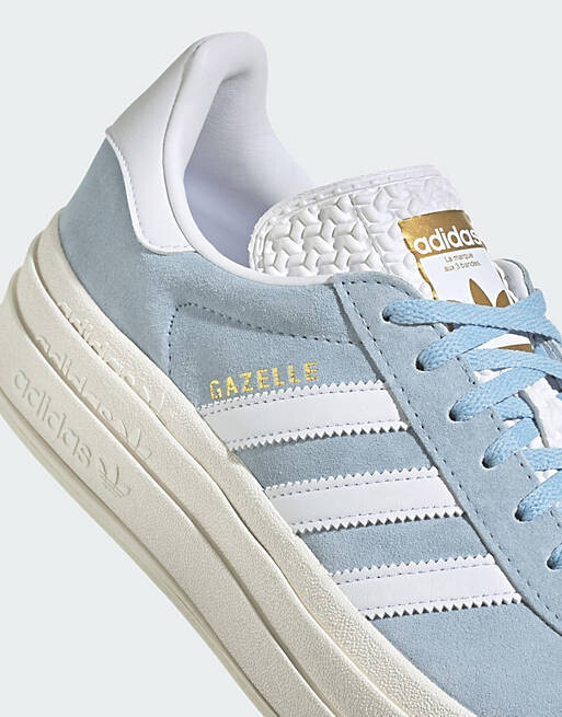 

Голубые кроссовки adidas Originals Gazelle Bold