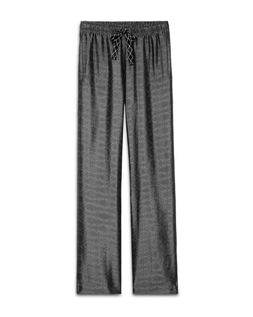 

Брюки Pomy с жаккардовым принтом в виде крыльев Zadig & Voltaire, цвет Blue