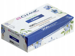 Коробка для косметических палочек, 200 шт. Cleanic, Naturals Linen