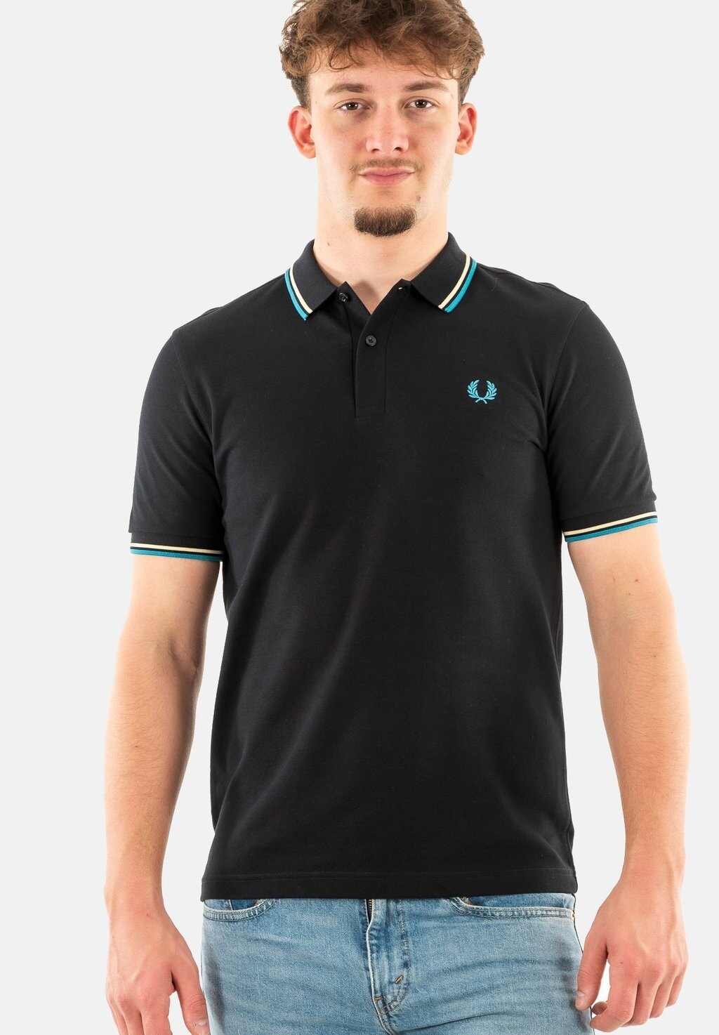 

Поло Fred Perry, черный