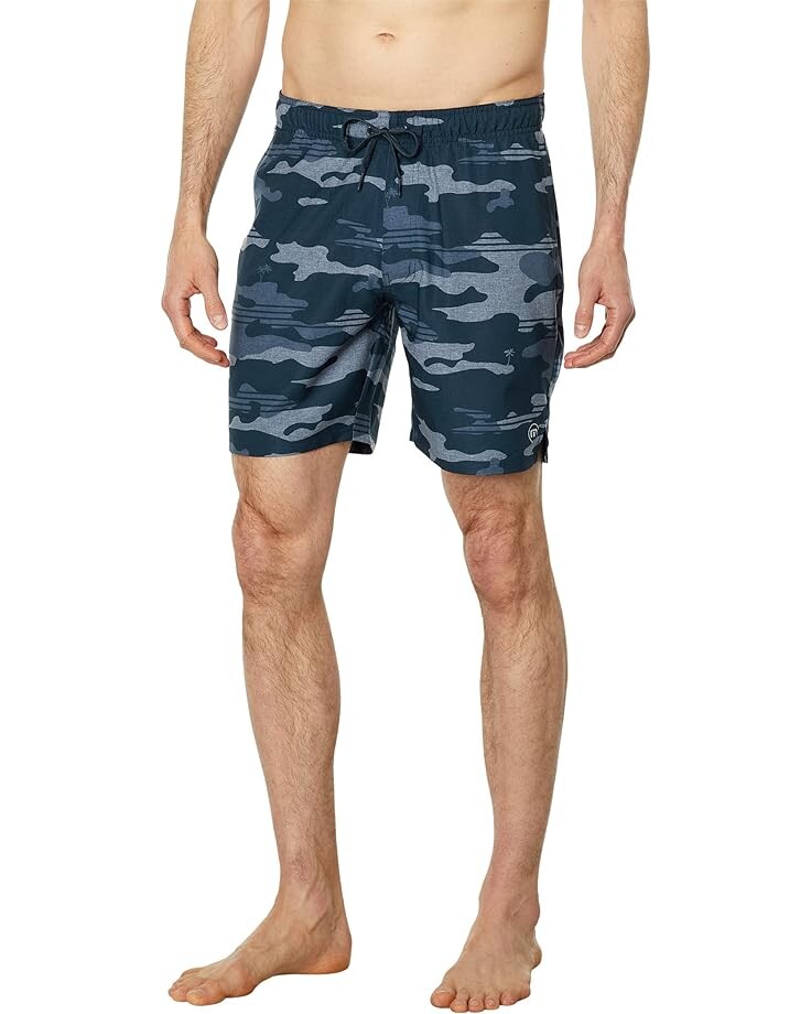 

Шорты TravisMathew Leader Board Shorts, синий