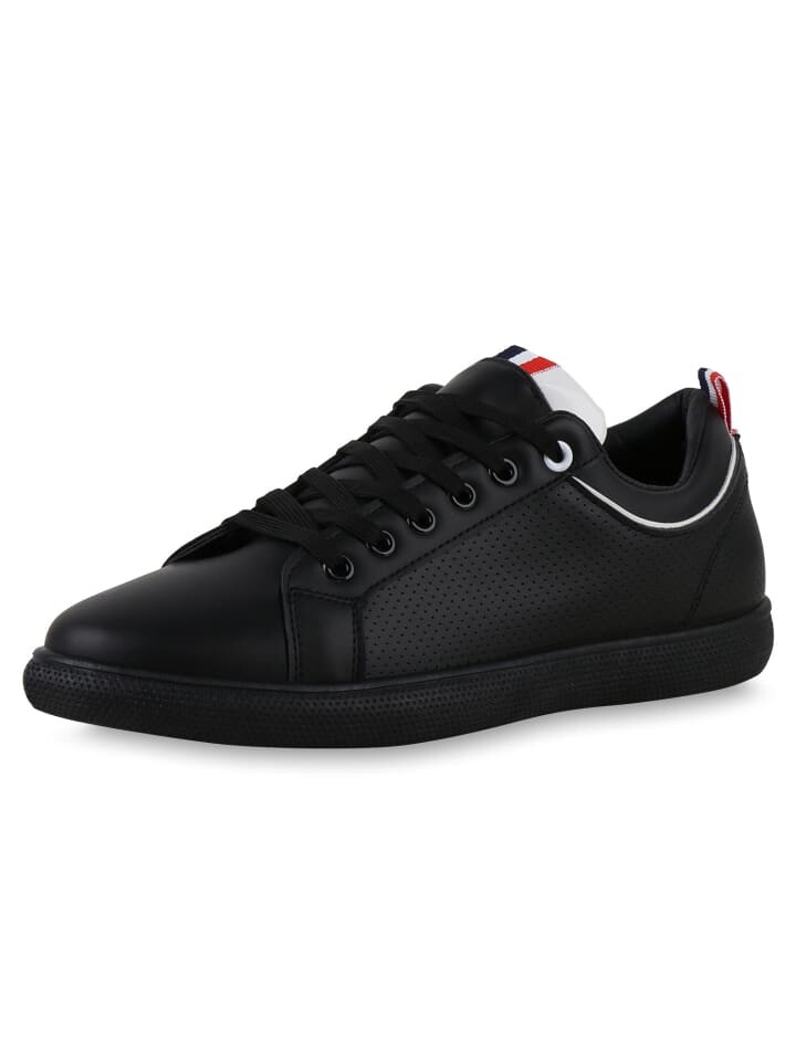 

Низкие кроссовки VAN HILL low Ian, цвет schwarz weiss rot