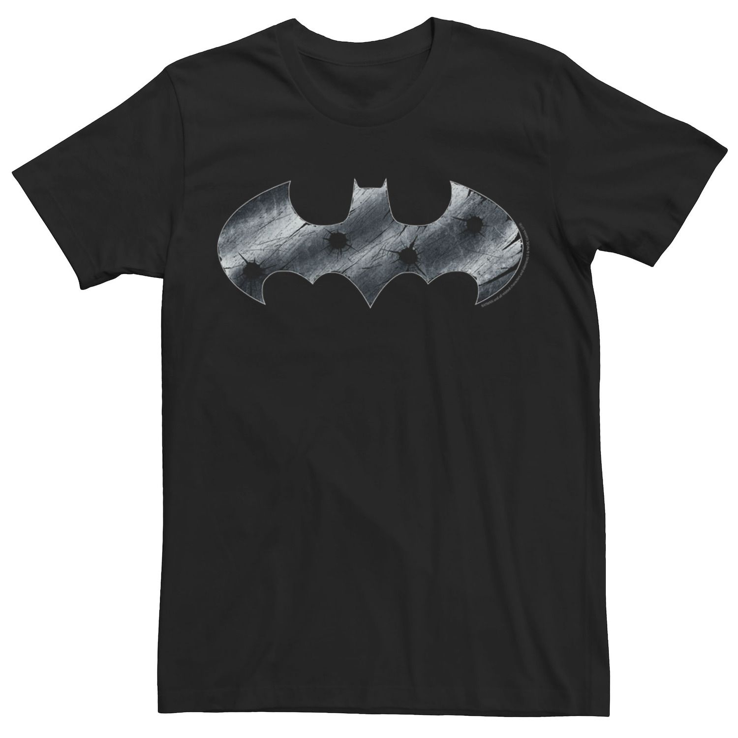 Мужская футболка с логотипом Batman Steel Steel DC Comics носки dc comics pixel – cyborg белые