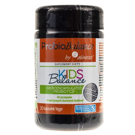 цена Probiobalance Kids Balance Пробиотик 30 капсул, Aliness