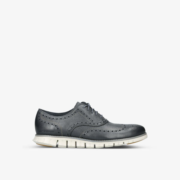 

Кожаные оксфорды Zerogrand на массивной подошве Cole Haan, серый