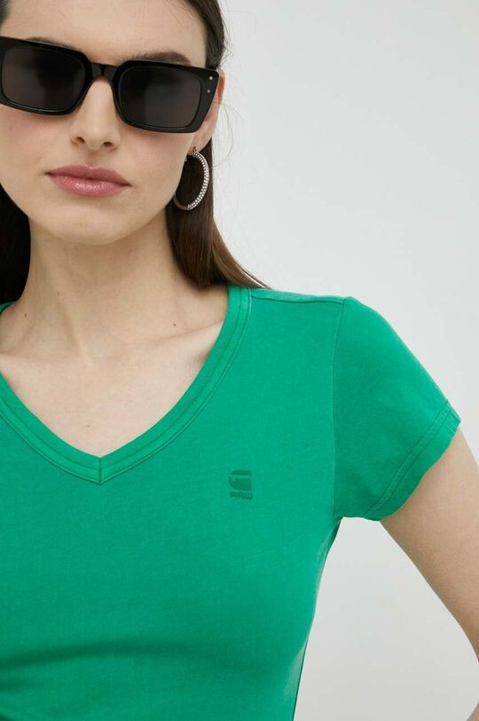 

Футболка G-Star из необработанного хлопка G-Star Raw, зеленый