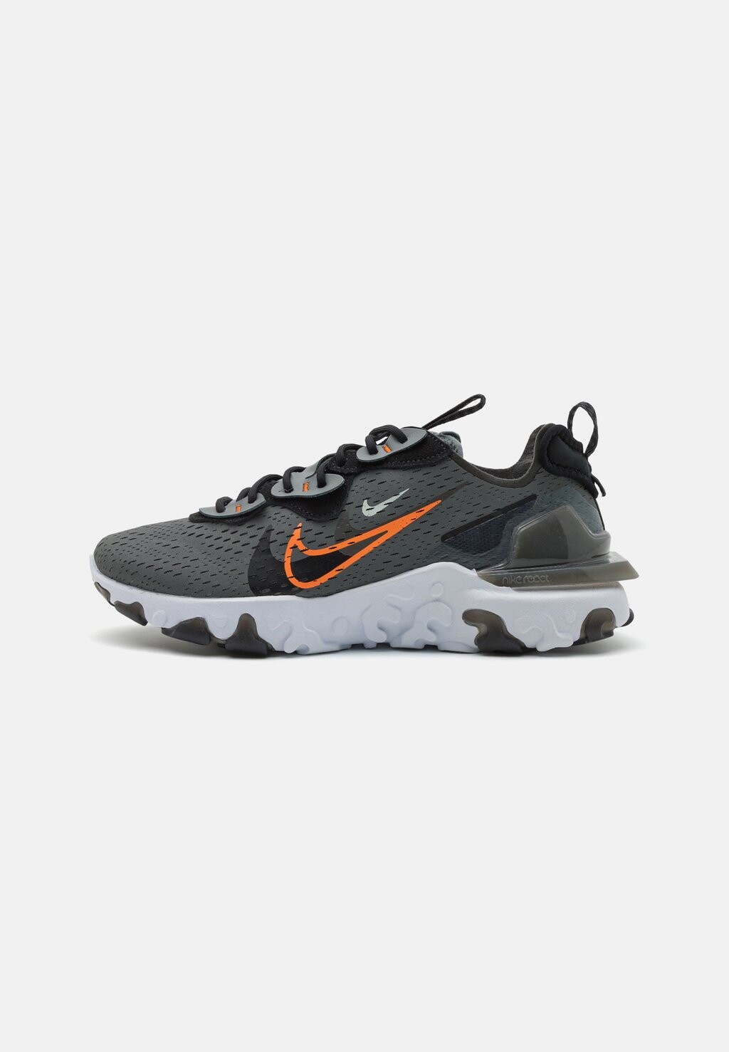 

Кроссовки Nike React Vision Unisex, дымчато-серый / черный