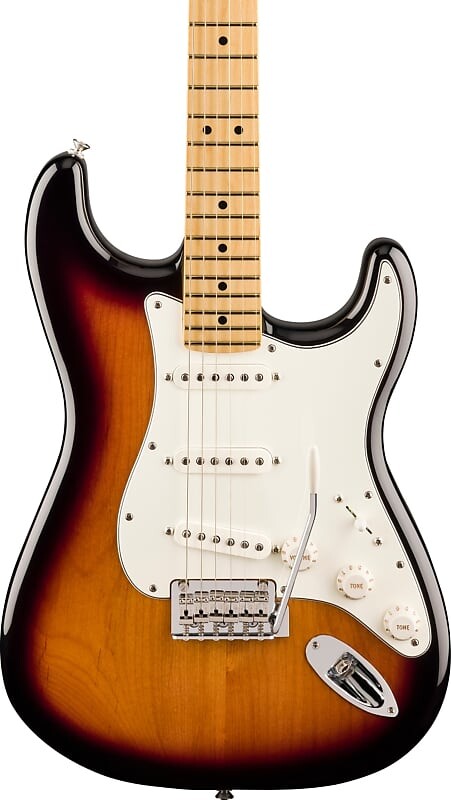 

Электрогитара Fender Player Stratocaster Electric Guitar, Anniversary 2-Color Sunburst
