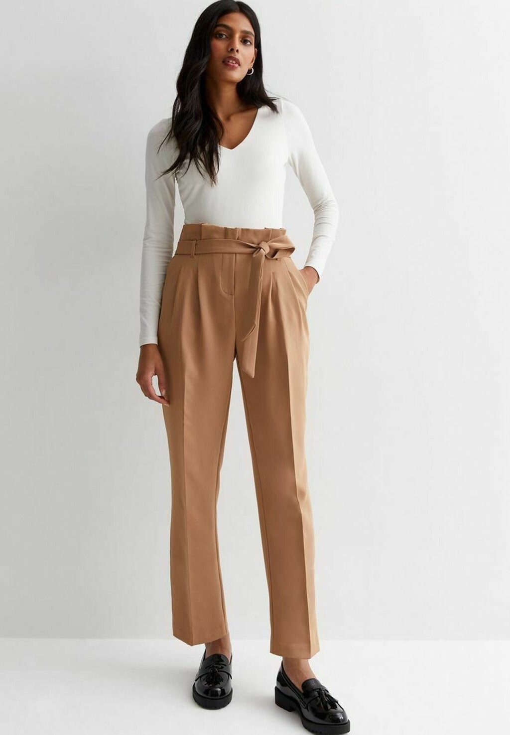 

Брюки High Waist New Look, цвет camel