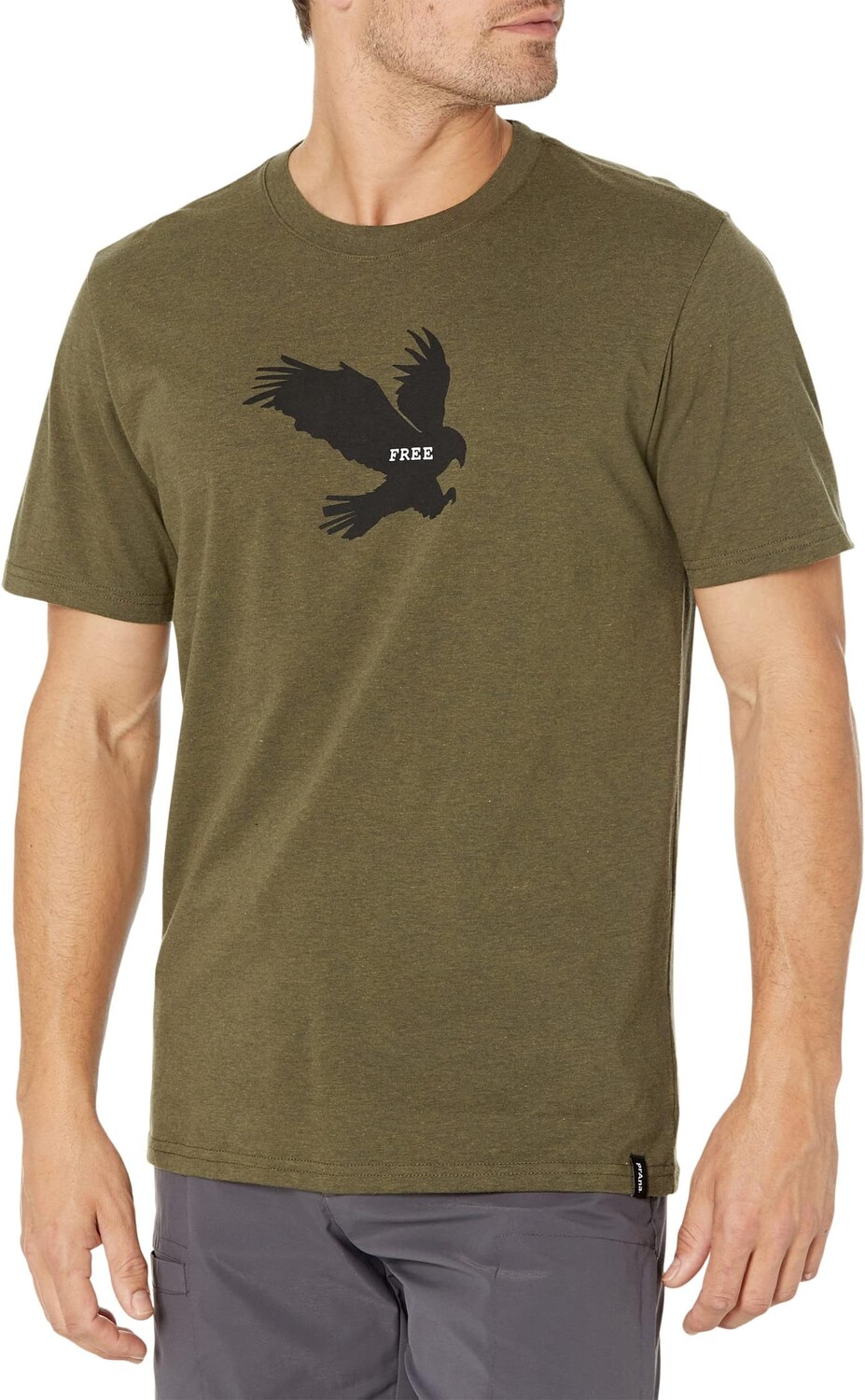 

Футболка Prana Freebird Journeyman Short Sleeve Tee Slim Fit, цвет Peat Heather
