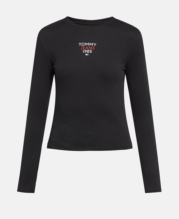 

Топ с длинными рукавами Tommy Hilfiger, черный