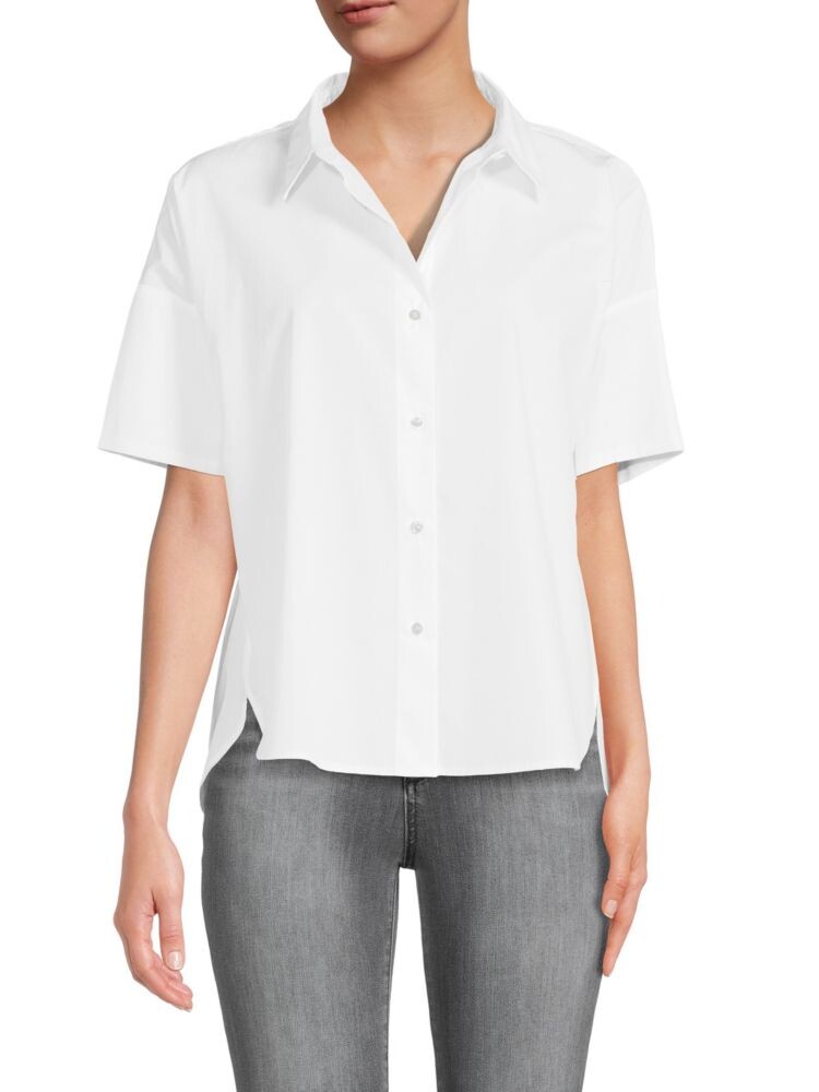 

Высокая Низкая Рубашка Calvin Klein, цвет Soft White