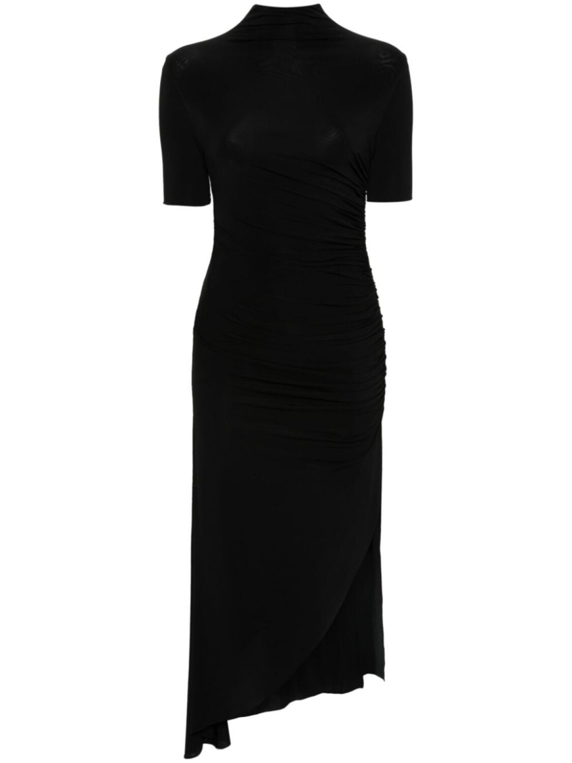 

Alaïa облегающее платье с драпировкой, черный