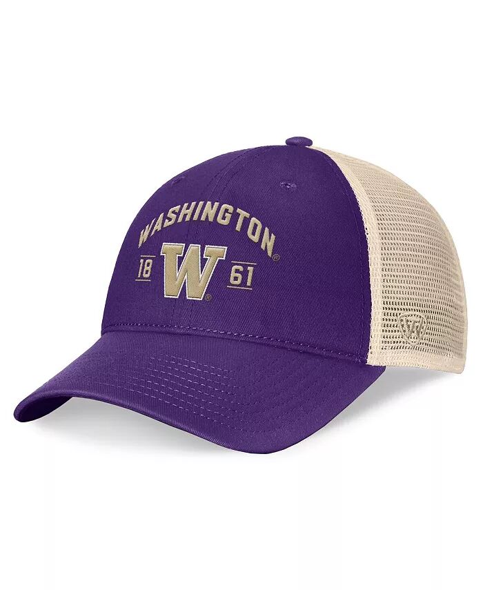 

Мужская регулируемая кепка Washington Huskies Heritage Waylon Trucker фиолетового цвета Top Of The World, фиолетовый