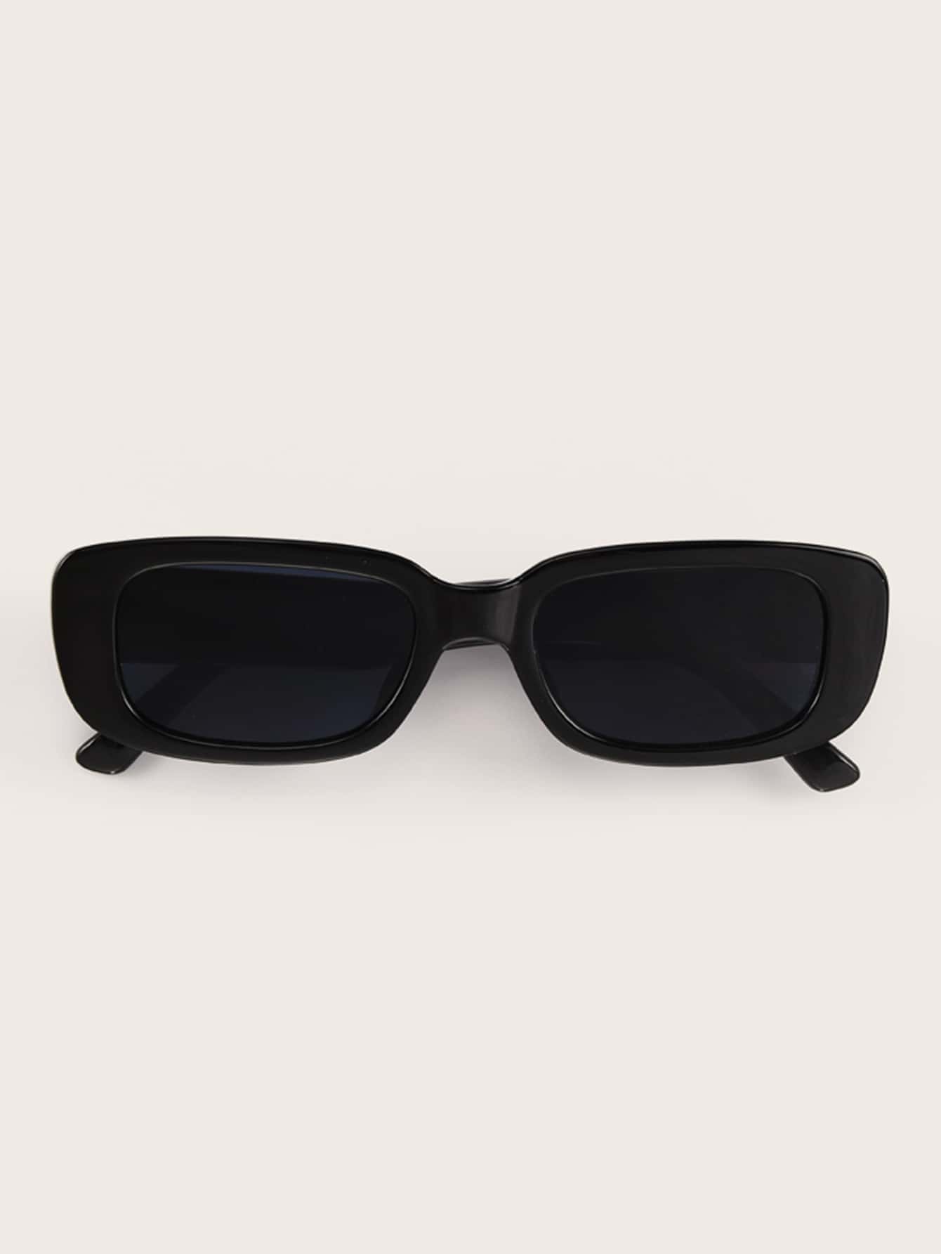 1 шт. Женские модные квадратные солнцезащитные очки для отпуска с коробкой для очков