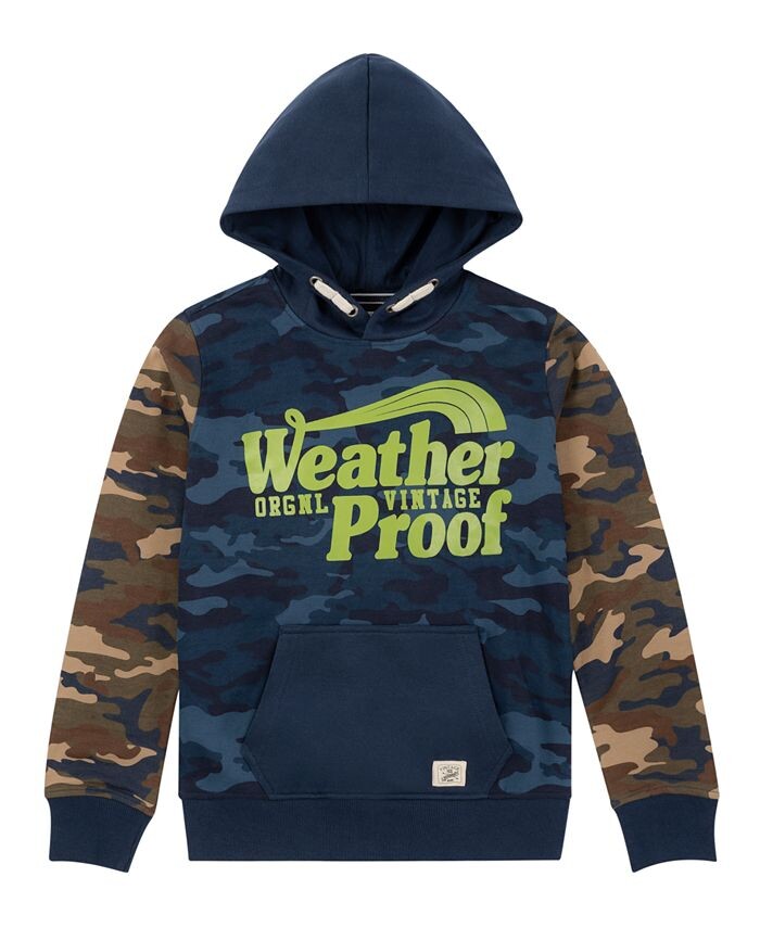 

Флисовая толстовка с блоками Big Boys Weatherproof Vintage, мультиколор