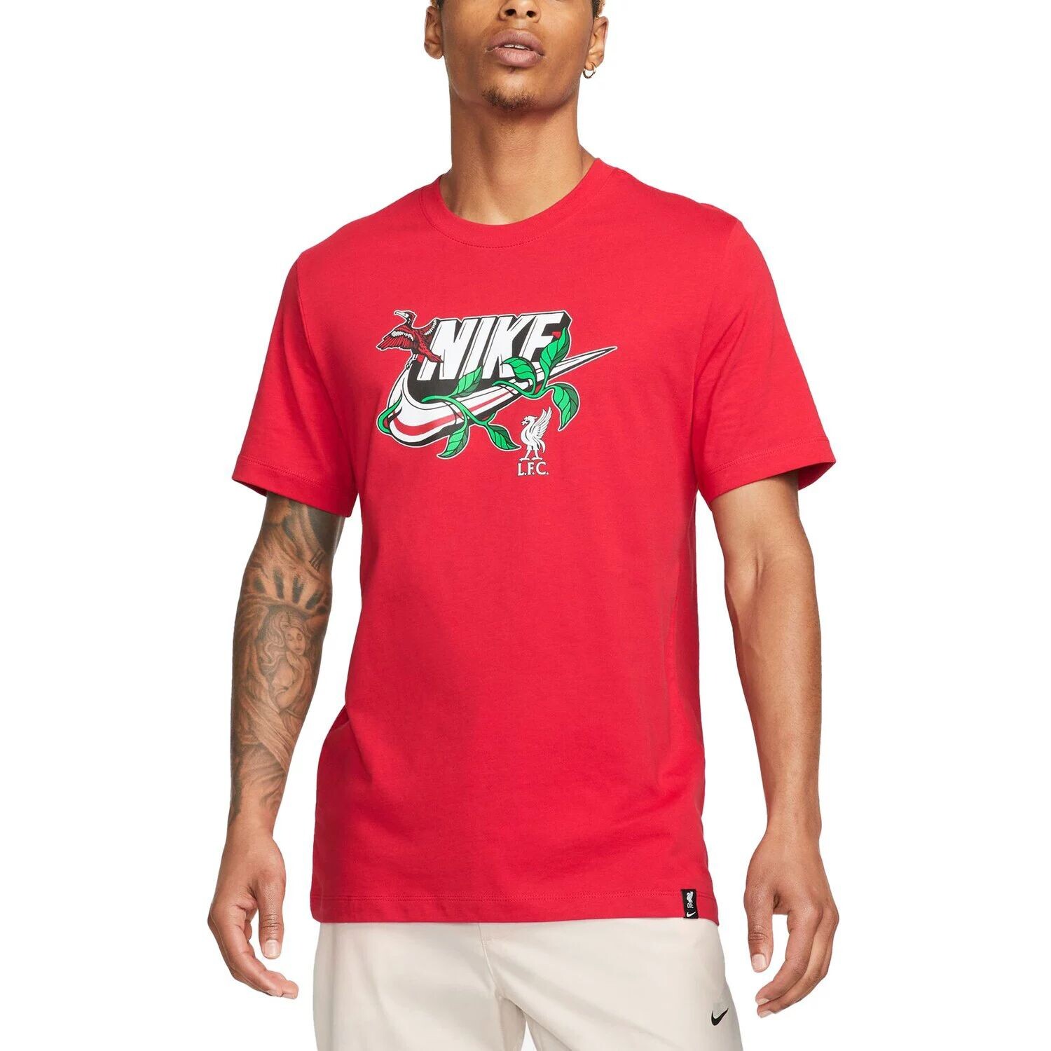 

Мужская красная футболка Liverpool Futura Nike, Красный