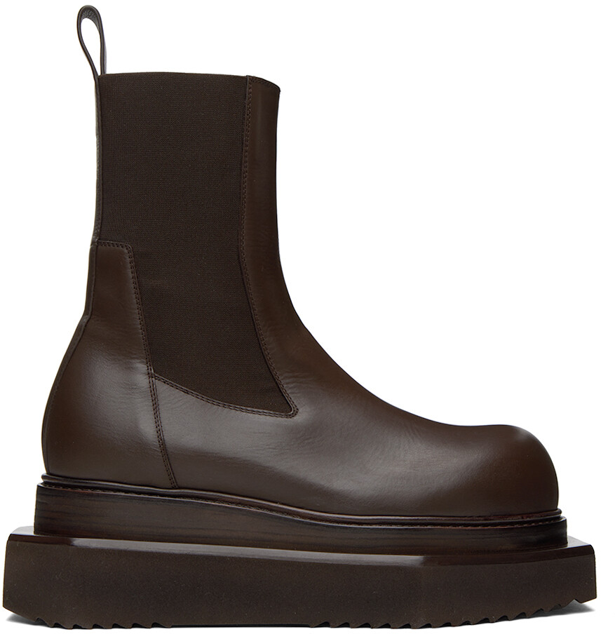 

Коричневые ботинки Rick Owens Beatle Turbo Cyclops