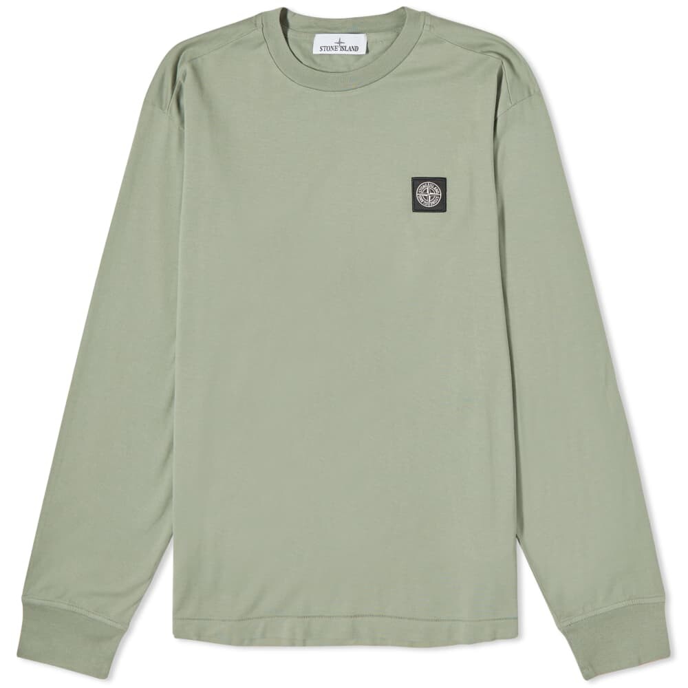 

Футболка с длинными рукавами и нашивкой Stone Island