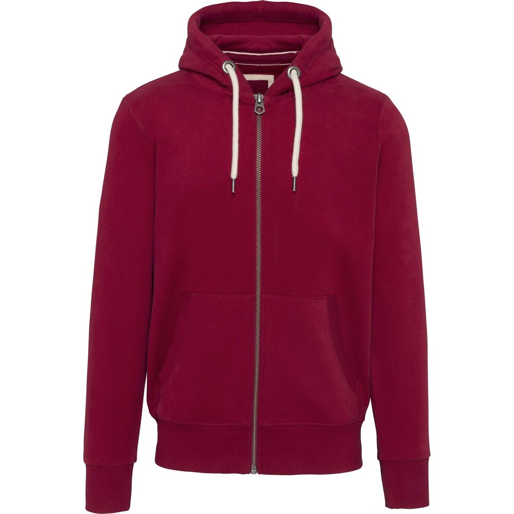 

Худи Kariban Zip-Up Vintage, красный