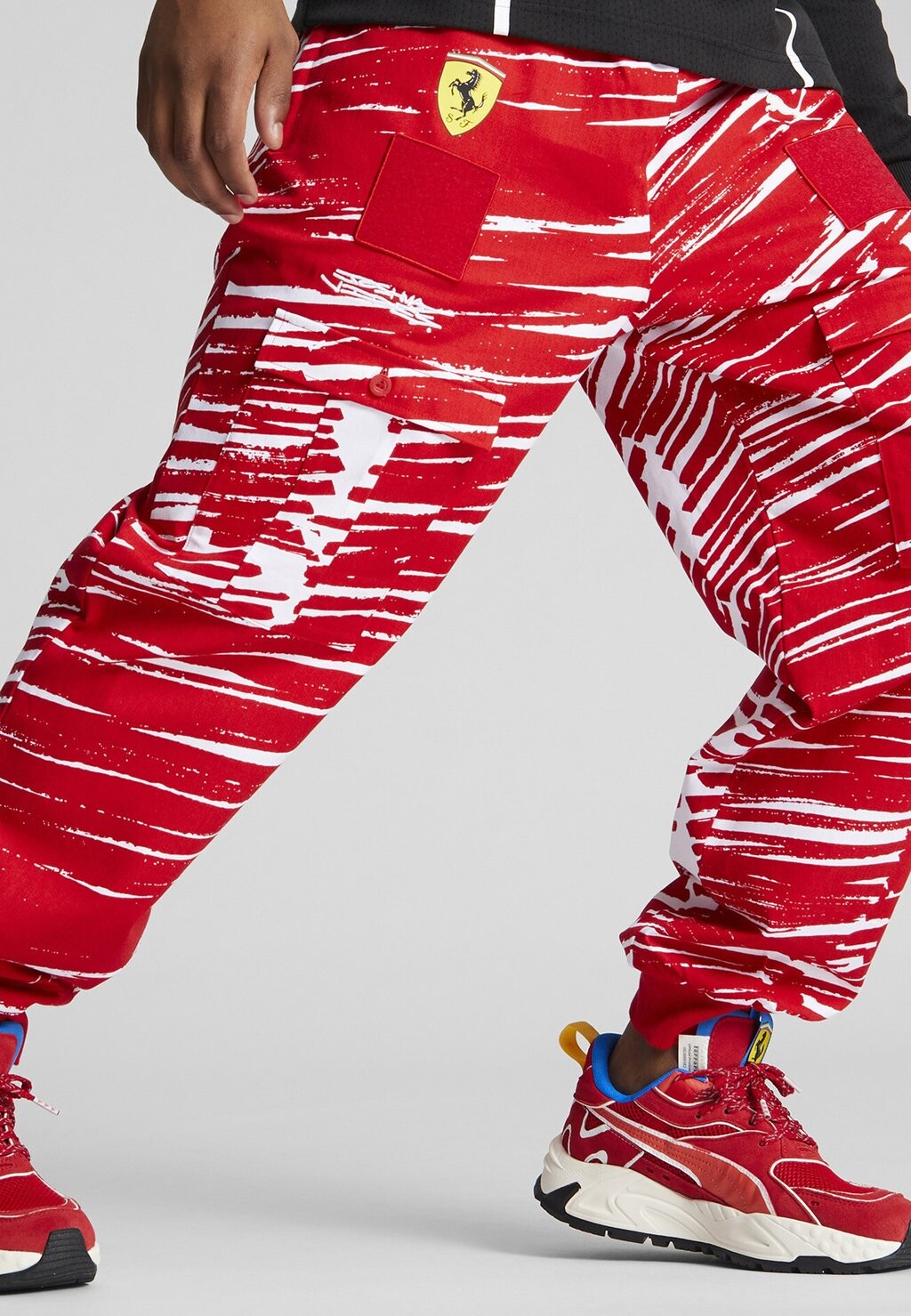 

Спортивные брюки Scuderia Ferrari X Joshua Vides Race Puma, цвет rosso corsa