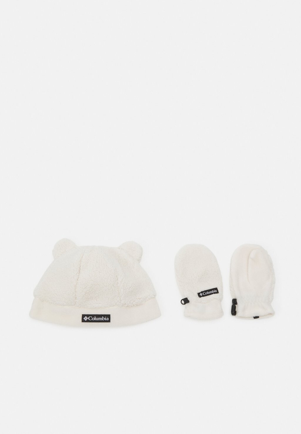 

Шапка Toddler Rugged Ridge Beanie And Mitten Set Unisex Columbia, цвет chalk