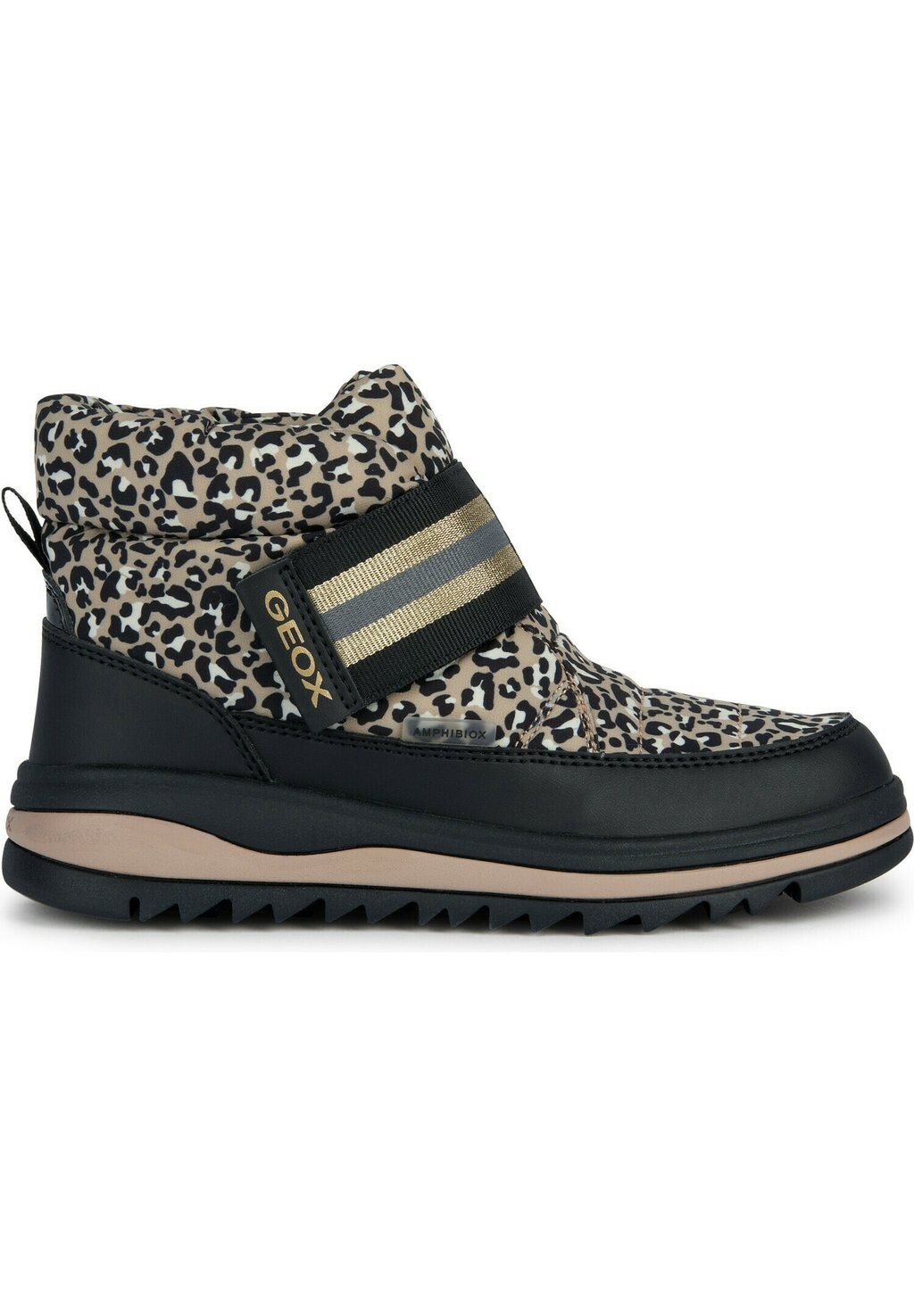 

Зимние сапоги J Adelhide Geox, цвет black gold