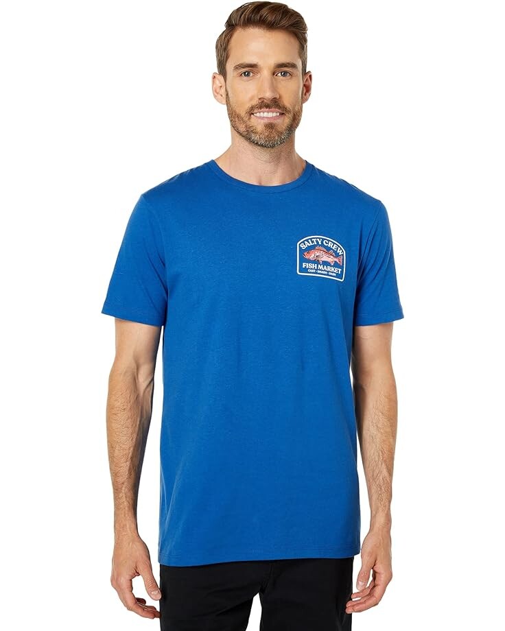 

Футболка Salty Crew Fish Market Premium Short Sleeve Tee, цвет Royal