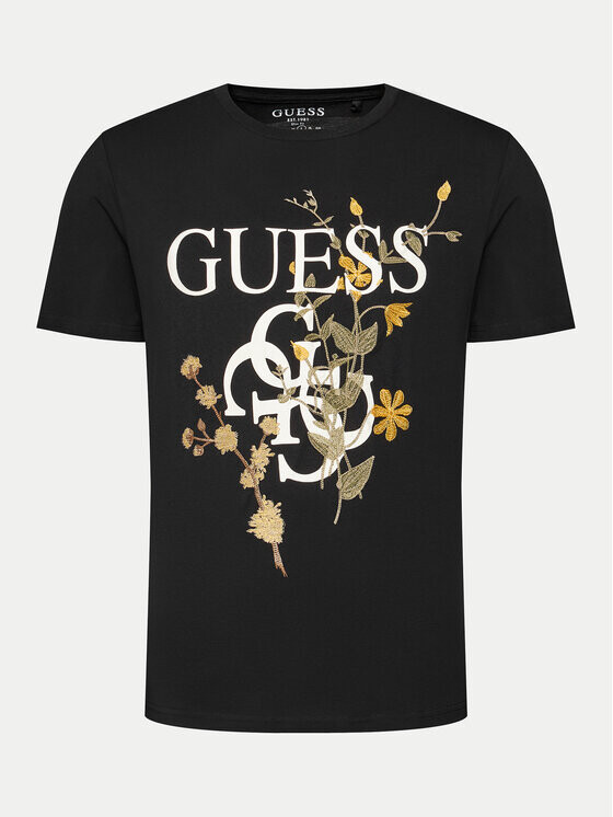 

Футболка узкого кроя Guess, черный