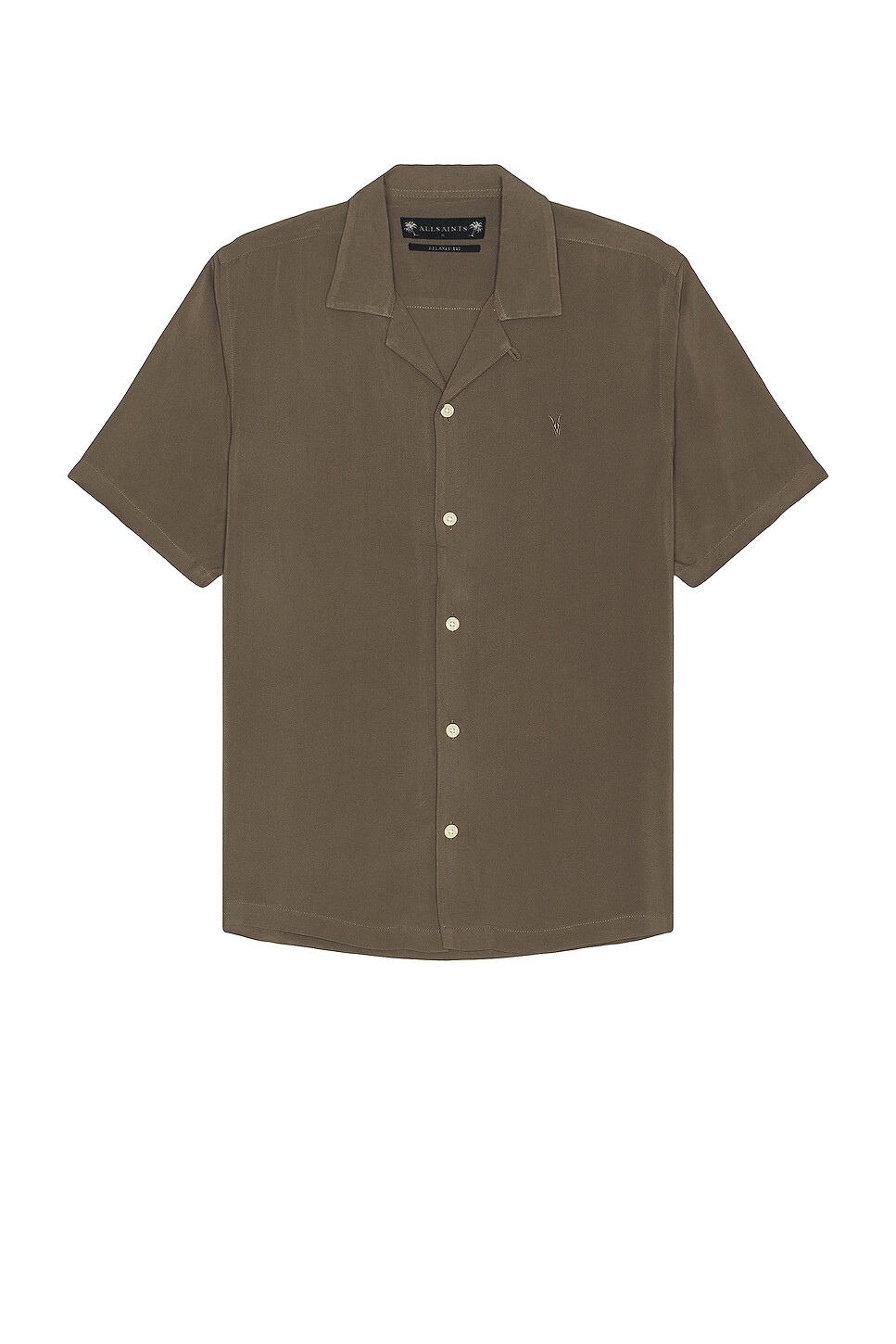 

Рубашка ALLSAINTS Venice, цвет Splinter Brown