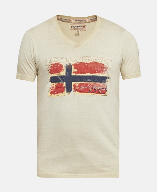 

Футболка Geographical Norway, естественный