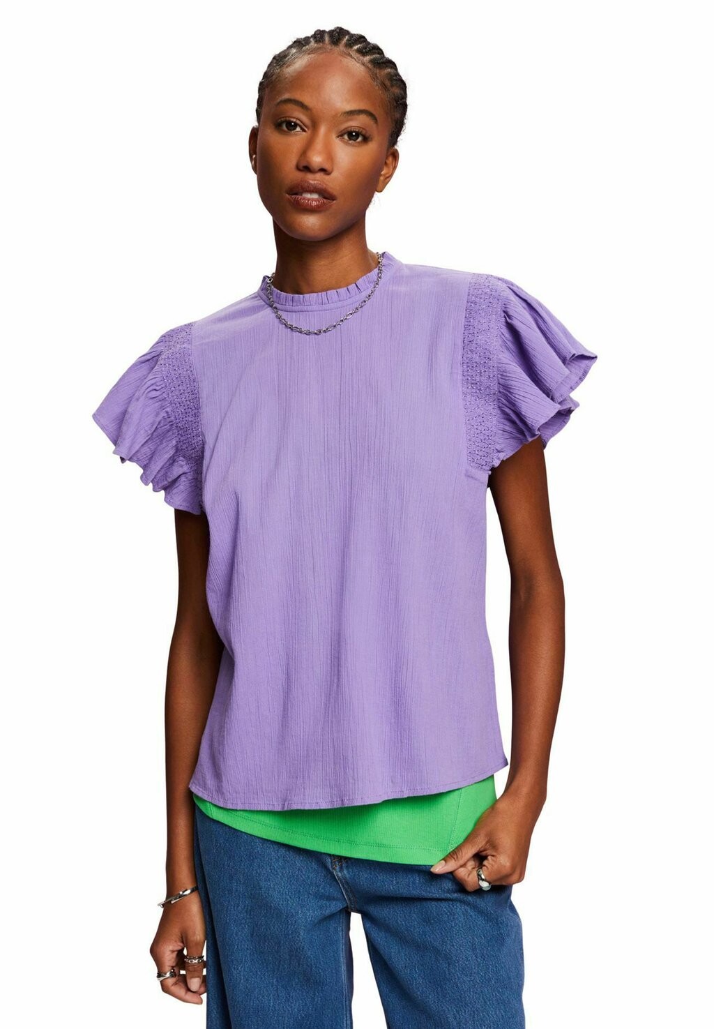 

Блузка edc by Esprit, фиолетовый
