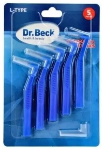 

Межзубные щетки с ручкой типа L, 5 шт. Dr. Beck, Inna marka