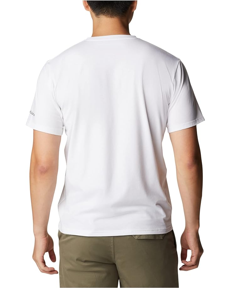 Футболка Columbia Sun Trek Short Sleeve Graphic Tee, цвет White/All For Outdoor Pride Graphic