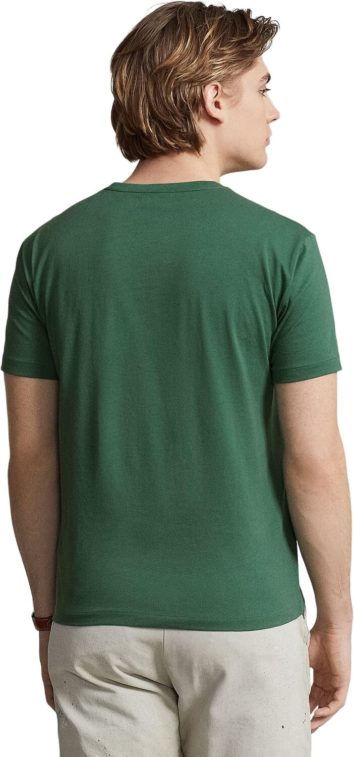 

Классическая футболка из джерси с круглым вырезом Polo Ralph Lauren, цвет Washed Forest