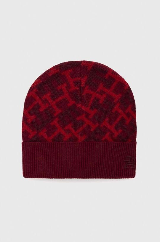 

Шапка из смесовой шерсти Tommy Hilfiger, красный