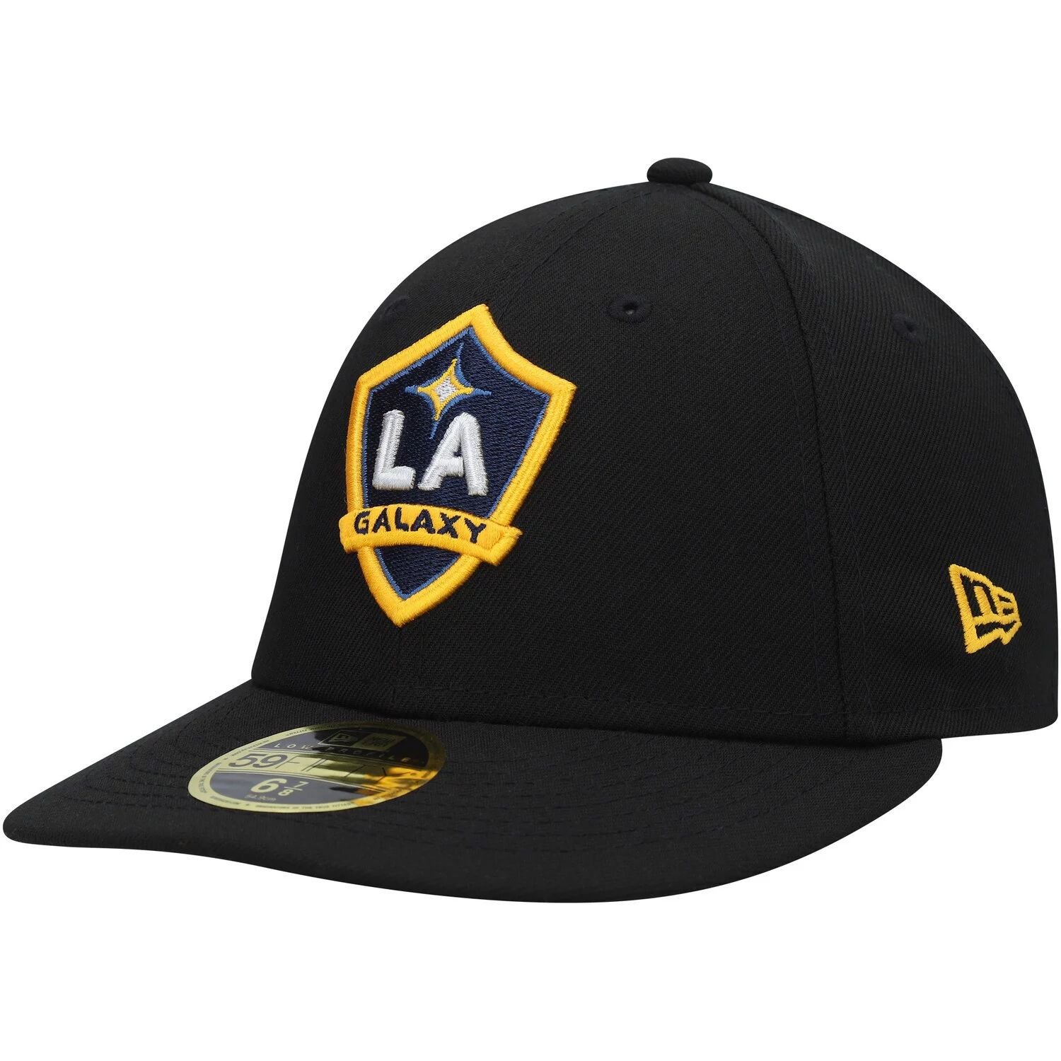 

Мужская облегающая шляпа New Era Black LA Galaxy Primary Logo Low Profile 59FIFTY