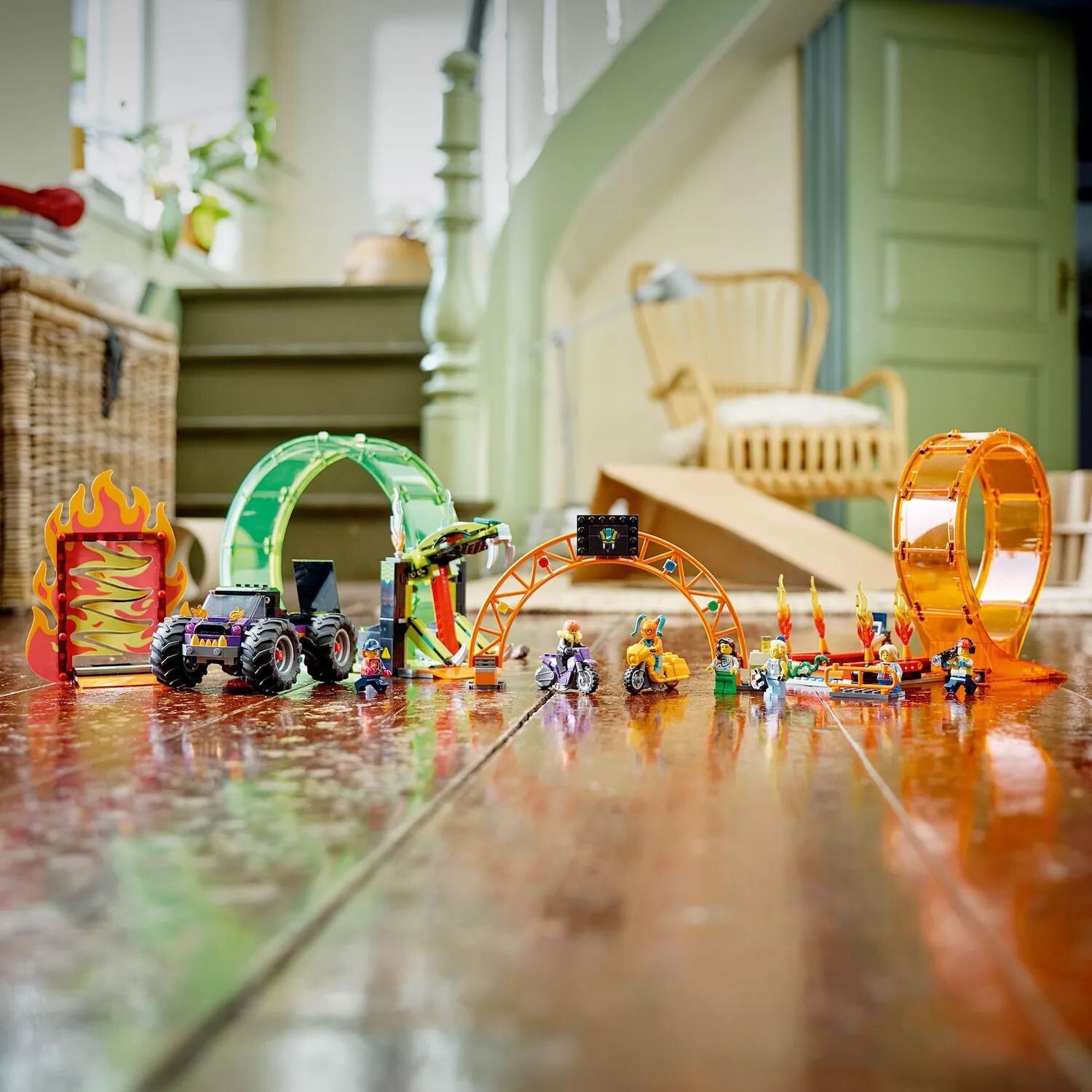 

LEGO City Double Loop Stunt Arena 60339 Строительный комплект (598 деталей) LEGO