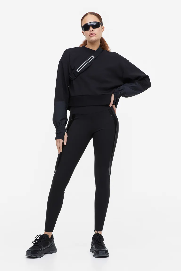 

Спортивные леггинсы от shapemove H&M, черный