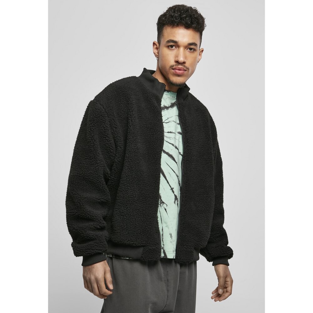 

Куртка Urban Classics Boxy Sherpa(Gt), черный
