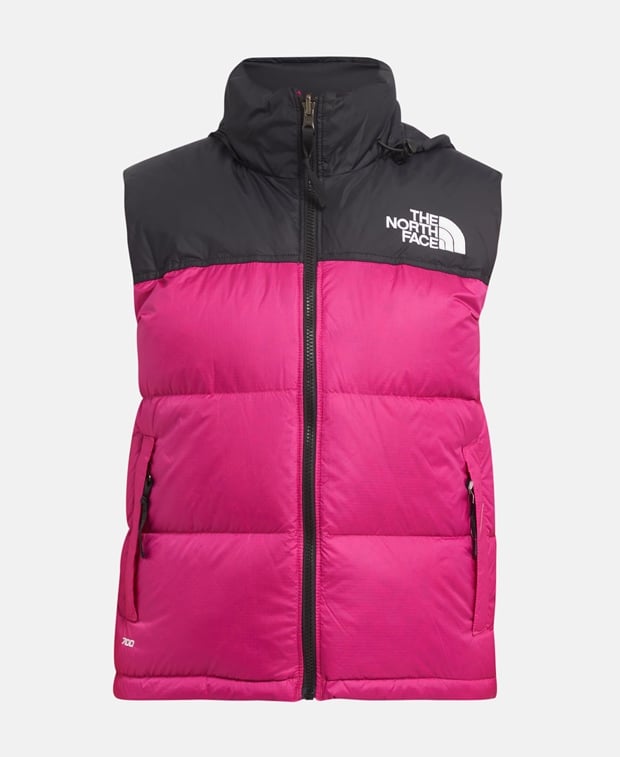 

Пуховый жилет The North Face, фуксия