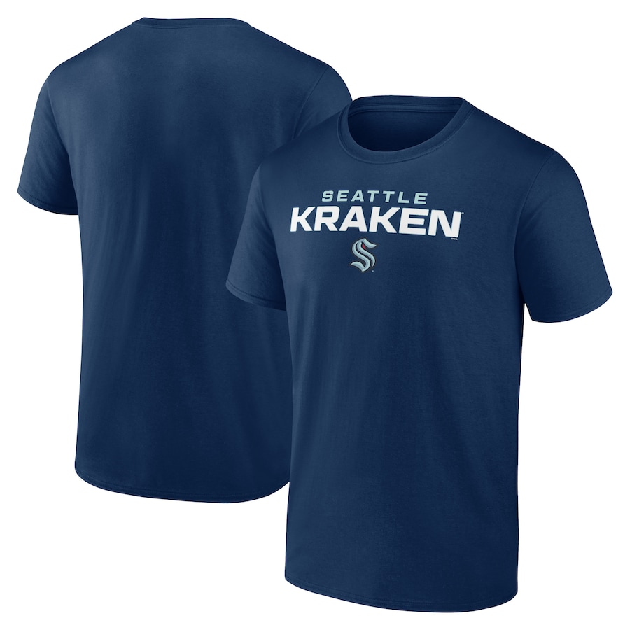 

Футболка с коротким рукавом Fanatics Branded Seattle Kraken, синий