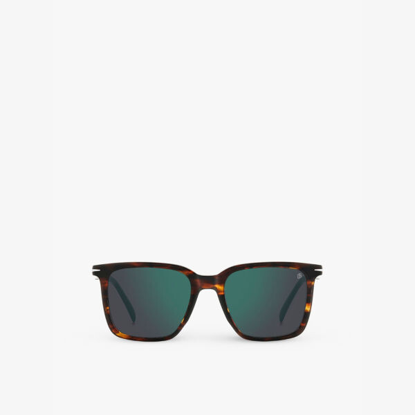 

Солнцезащитные очки 1130/S в прямоугольной оправе из ацетата Eyewear By David Beckham, коричневый