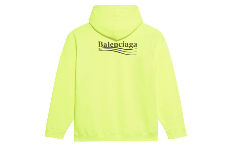 

Толстовка мужская Balenciaga Campaign с логотипом, салатовый