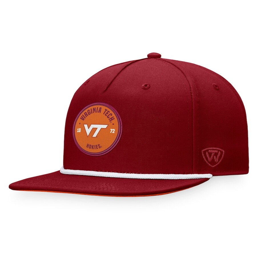 

Бейсболка Top of the World Virginia Tech Hokies, бордовый